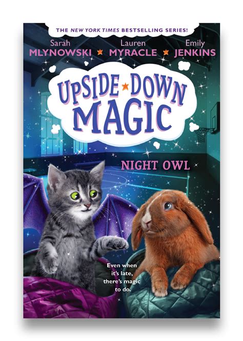 Series of books with upside down magical elements